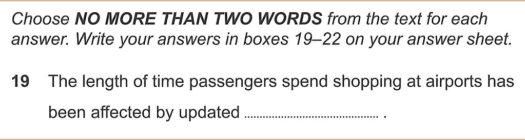 IELTS Fill-in-the-Blank Questions